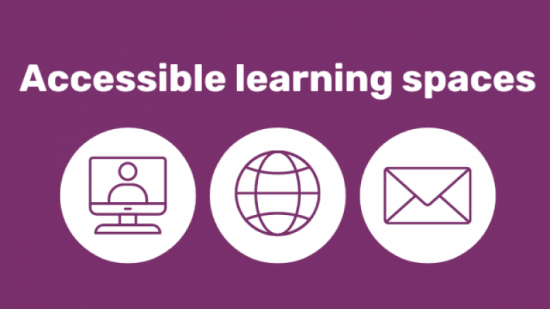 Accessible learning spaces - banner image (decorative)